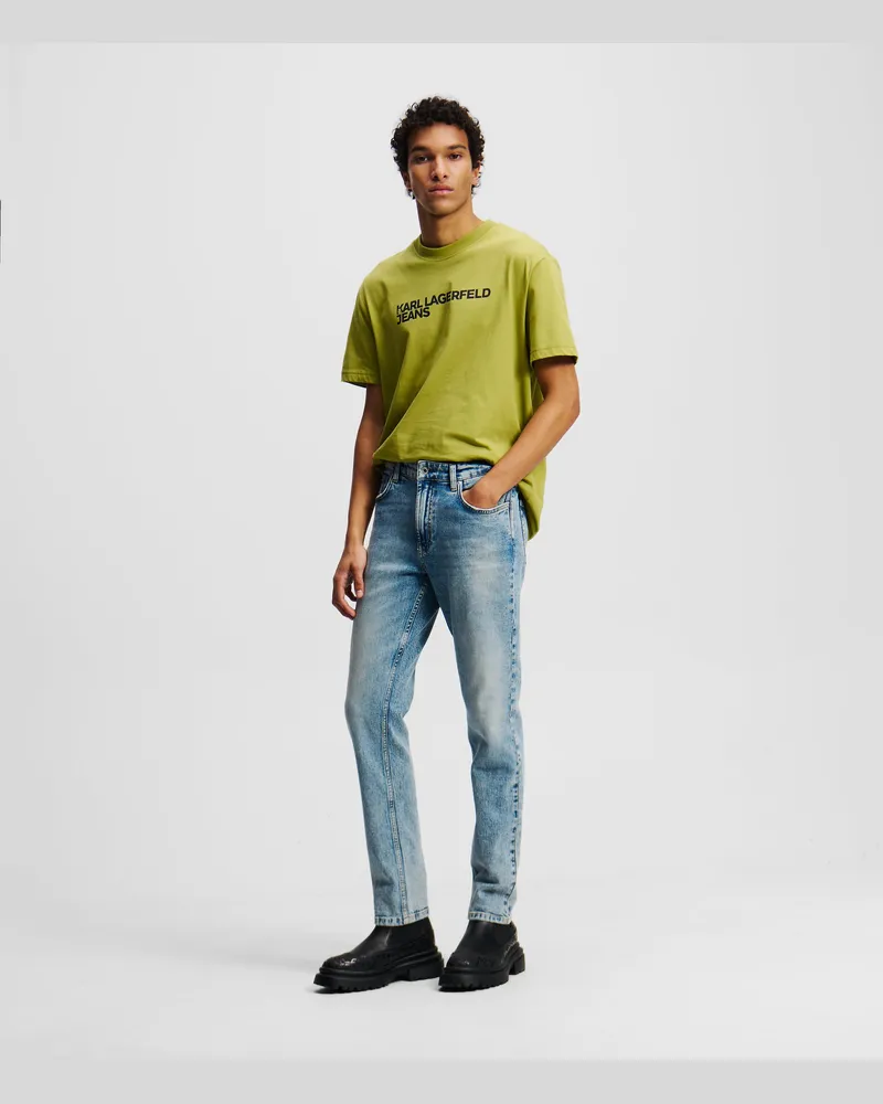 Karl Lagerfeld Schmal Geschnittene Jeans, Mann, Visual Hellblau, Größe Visual