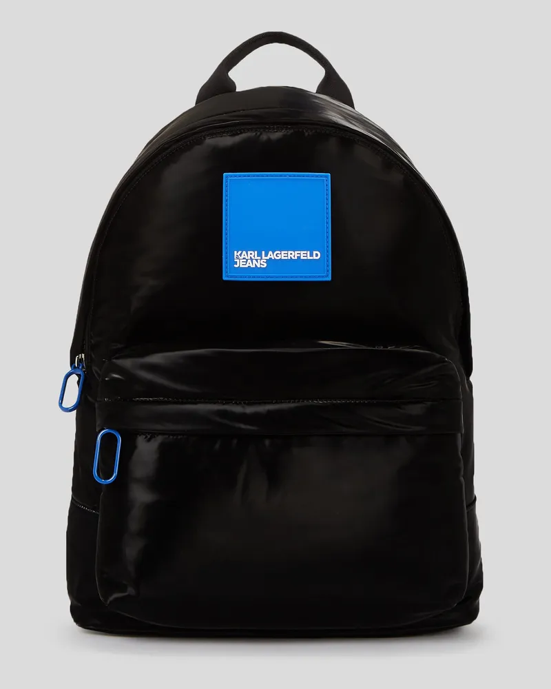 Karl Lagerfeld Klj urban rucksack aus Nylon, Mann, Schwarz Schwarz