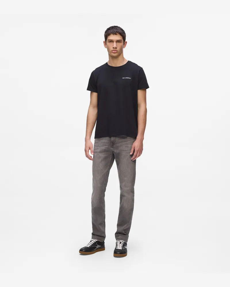 Karl Lagerfeld Klassische Jeans, Herren, Silver, Größe Silver