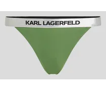 Bikinihöschen mit Karl-logo, Frau, Weinberggrün