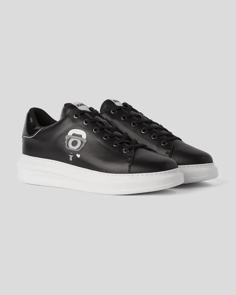 Karl Lagerfeld Kl x darcel disappoints-sneaker, Mann, Schwarz Schwarz