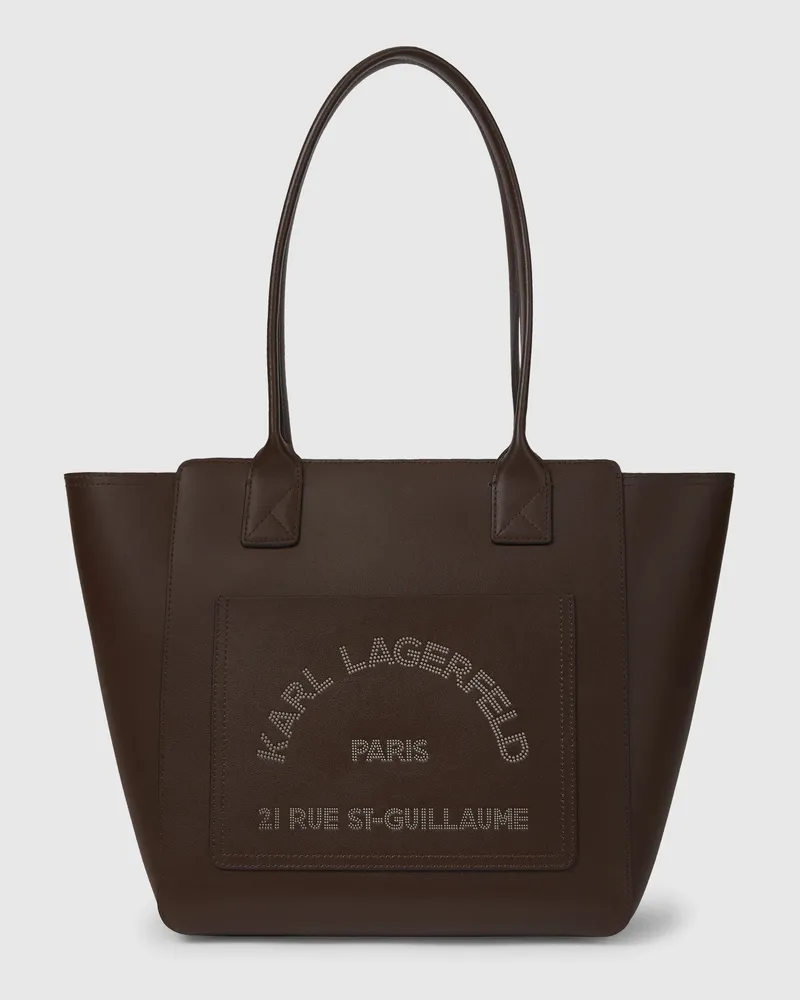 Karl Lagerfeld K/daily Mittelgroße Tote Bag, Female, Tobacco, Size Brown