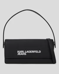 Karl Lagerfeld Klj umhängetasche mit Logo, Frau, Schwarz Schwarz