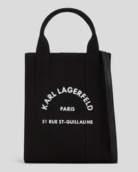 Karl Lagerfeld Rue st-guillaume Kleine Quadratische Tote-bag, Frau, Schwarz Schwarz