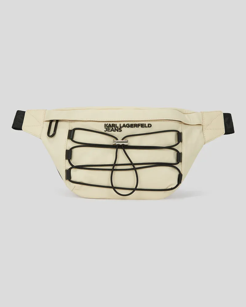 Karl Lagerfeld Gürteltasche Mit Kordelzug Im Utility-stil, Mann, Warm Sand, Größe Warm