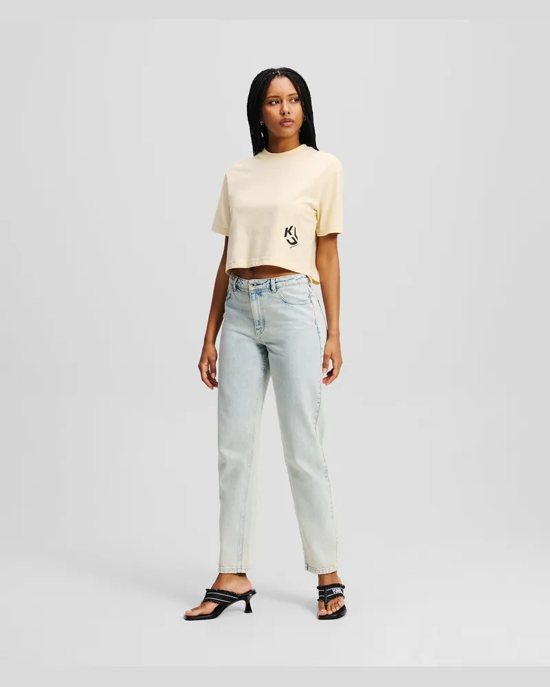 Karl Lagerfeld Mom-jeans, Frau, Hellblau, Größe Hellblau