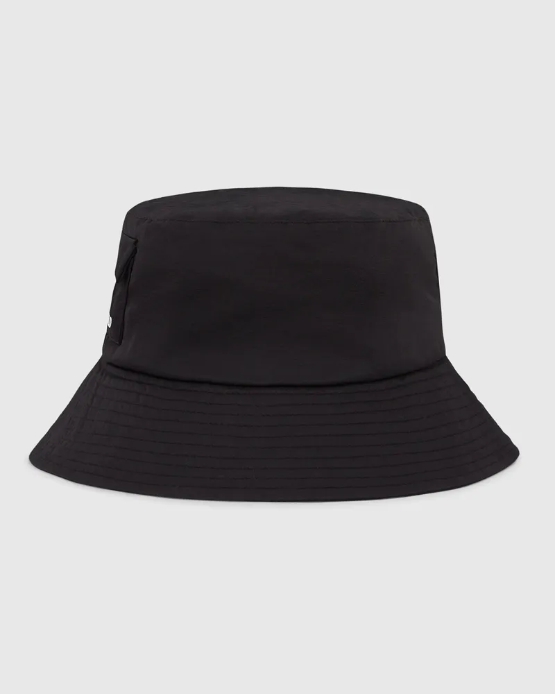 Karl Lagerfeld Bucket Hat Mit Logo, Herren, Schwarz, Größe Schwarz