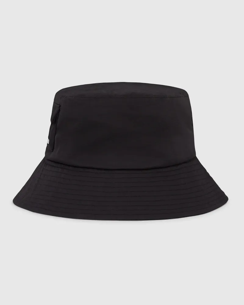 Karl Lagerfeld Bucket Hat Mit Logo, Herren, Schwarz, Größe Schwarz