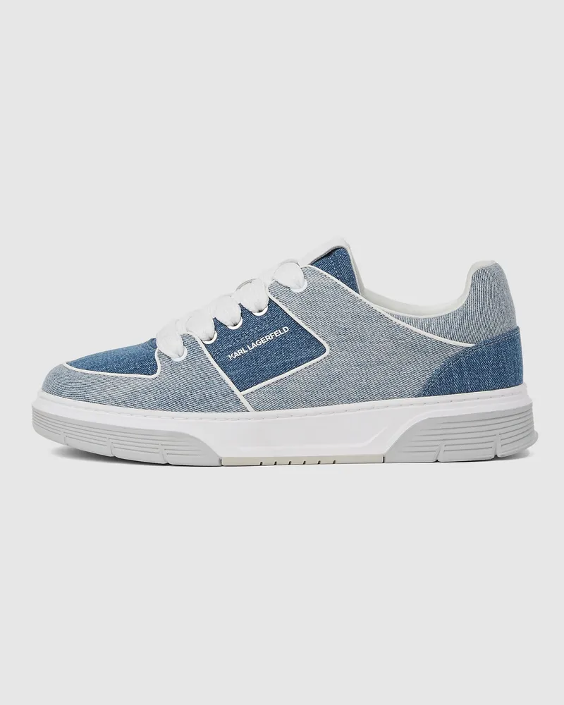 Karl Lagerfeld Kourtney Denim-sneakers, Herren, Denim Blau, Größe Denim