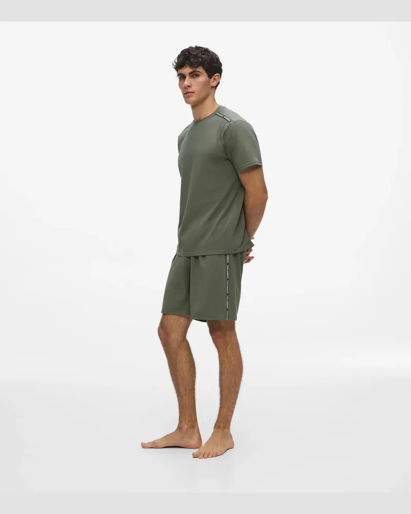 Karl Lagerfeld Pyjama-set Mit Logoband, Herren, Thymian, Größe Thymian