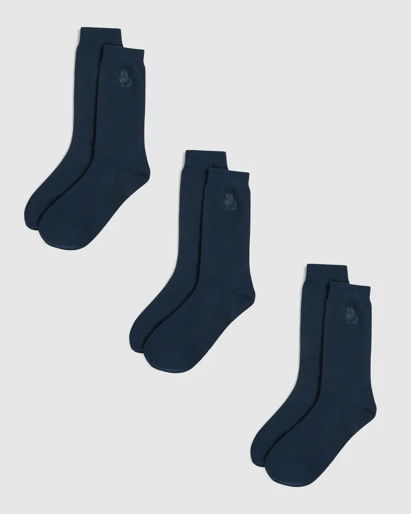 Karl Lagerfeld Kameo-socken – 3er-pack, Male, Abendblau, Size Blue