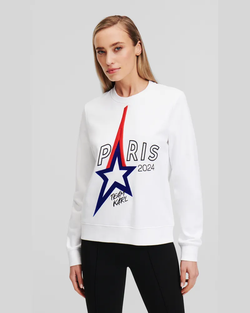 Karl Lagerfeld Paris-sweatshirt, Frau, Weiss, Größe Weiss