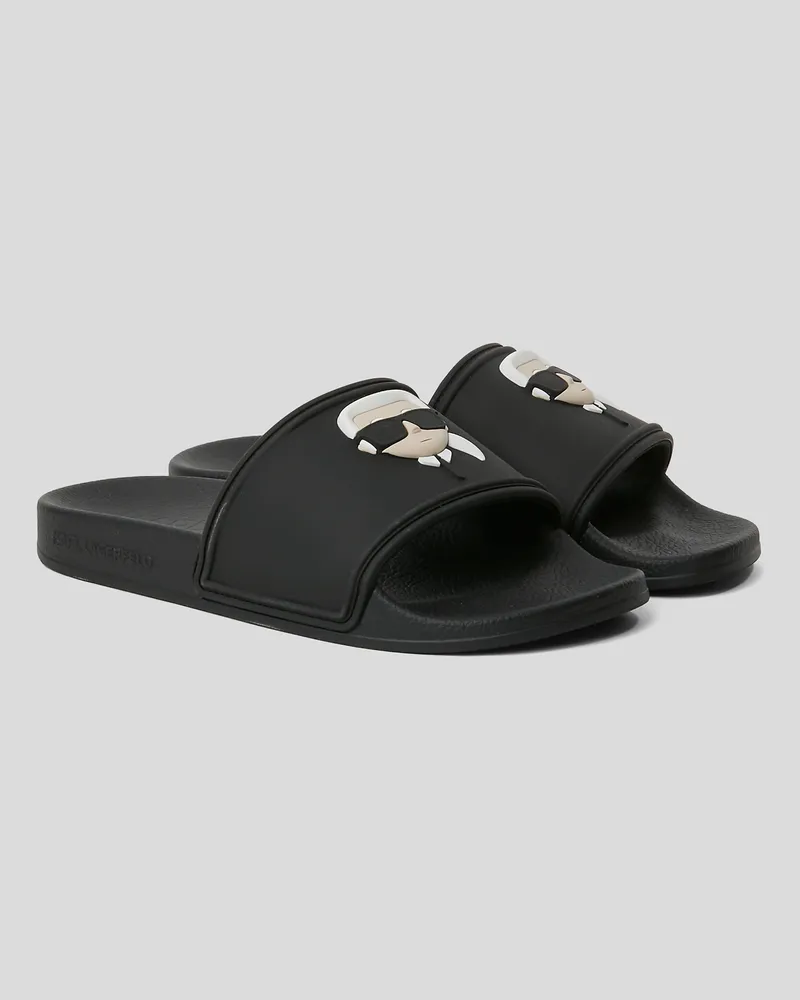 Karl Lagerfeld Ikon Nft Kondo-slippers, Frau, Schwarz, Größe Schwarz