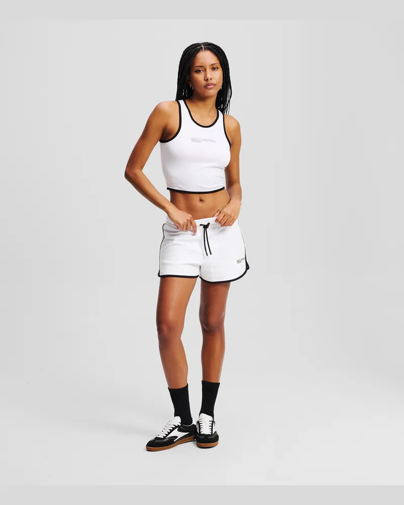 Karl Lagerfeld Sweatshorts, Frau, Weiss, Größe Weiss