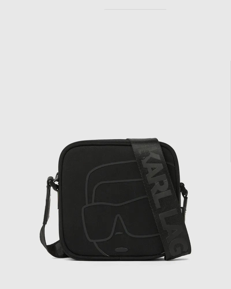 Karl Lagerfeld Ikon Umhängetasche Für Jungen, Schwarz, Größe Schwarz