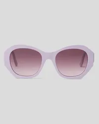 Karl Lagerfeld Kl monogramm-logo-sonnenbrille, Frau, Lilac Lilac