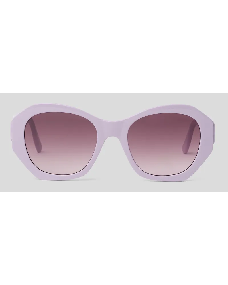 Karl Lagerfeld Kl monogramm-logo-sonnenbrille, Frau, Lilac Lilac