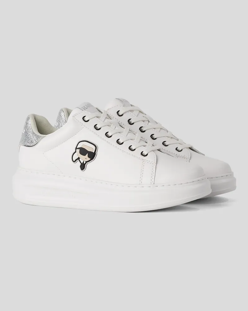 Karl Lagerfeld Ikon nft Kapri-sneaker, Frau, Weiss/Silber, Größe Weiss