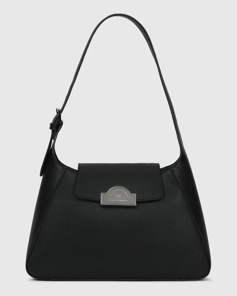 Karl Lagerfeld Rue St-guillaume Schultertasche Mit Metalldetail, Damen, Schwarz, Größe Schwarz