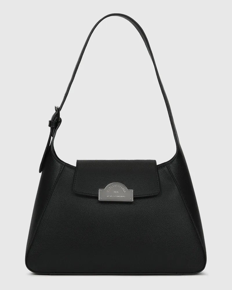 Karl Lagerfeld Rue St-guillaume Schultertasche Mit Metalldetail, Damen, Schwarz, Größe Schwarz