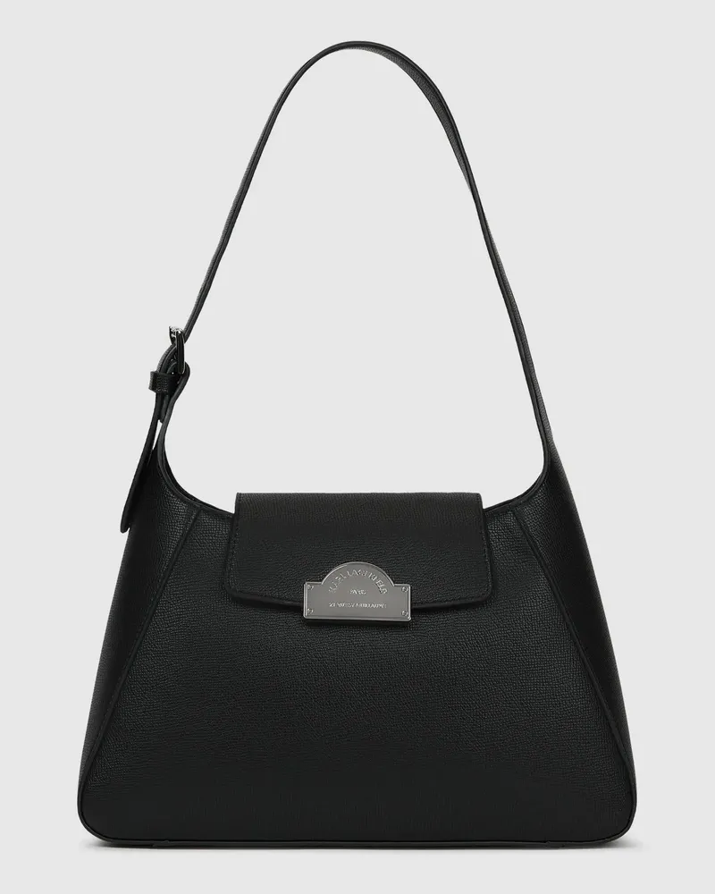 Karl Lagerfeld Rue St-guillaume Schultertasche Mit Metalldetail, Damen, Schwarz, Größe Schwarz