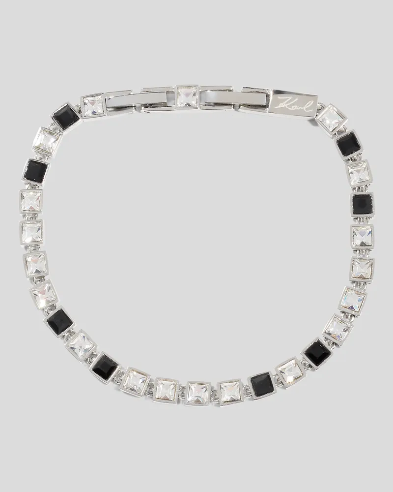 Karl Lagerfeld Kristall-armband, Frau, Silver, Größe Silver