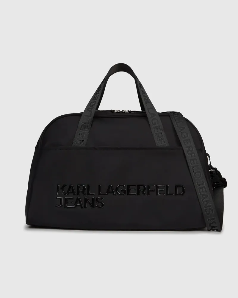 Karl Lagerfeld Sporttasche Aus Nylon, Herren, Schwarz, Größe Schwarz