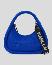 Karl Lagerfeld Klj bauschige Tasche mit Tragegriff Oben, Frau, Klj Blue Klj