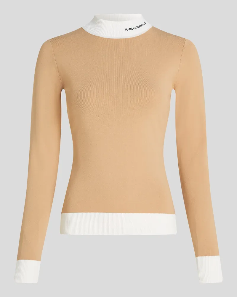 Karl Lagerfeld Rollkragenpullover mit Karl-logo, Frau, Nomade Nomade