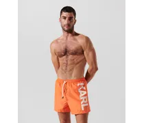 Board-shorts mit Karl-logo, Mann, Kracher Orange
