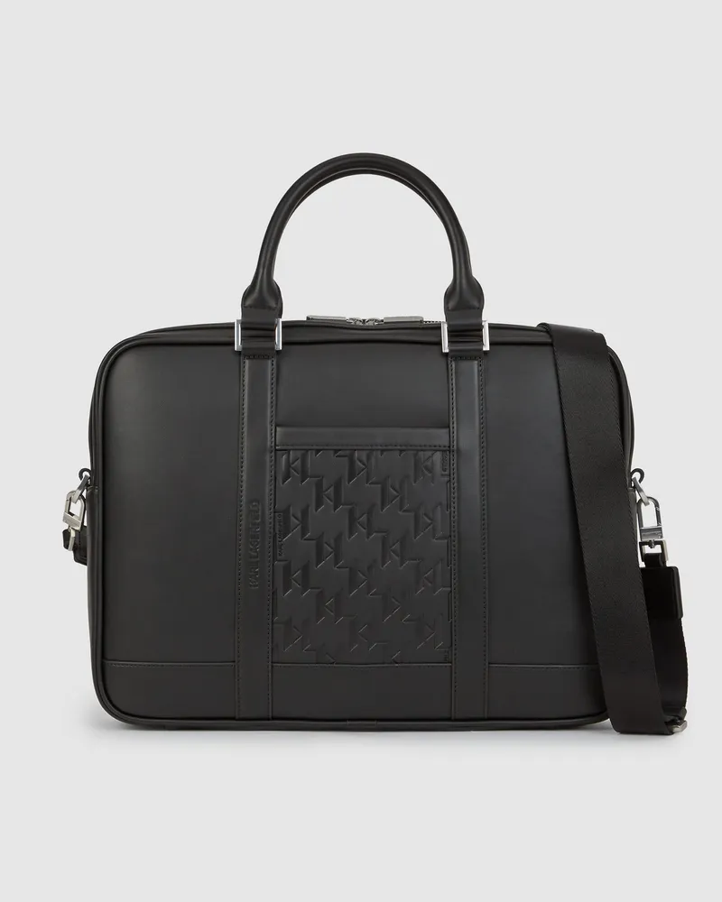 Karl Lagerfeld K/traveller Aktentasche, Herren, Schwarz, Größe Schwarz
