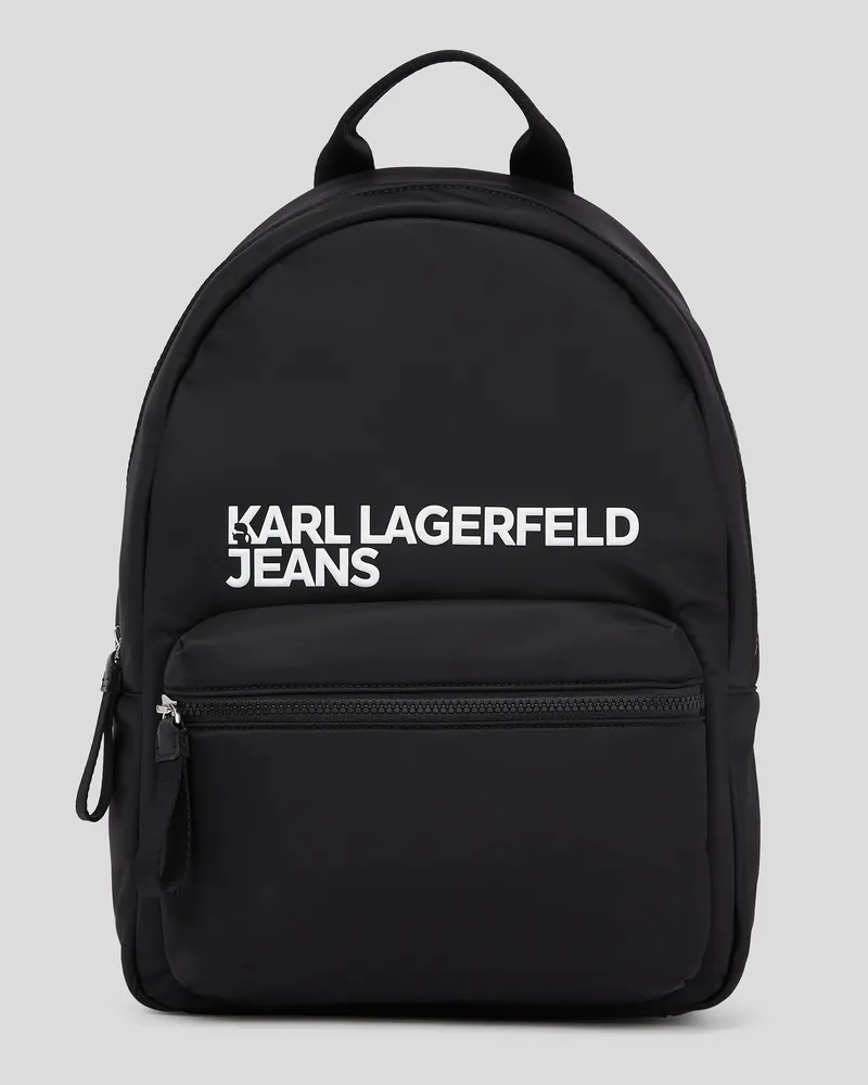 Karl Lagerfeld Rucksack Aus Nylon, Mann, Schwarz, Größe Schwarz