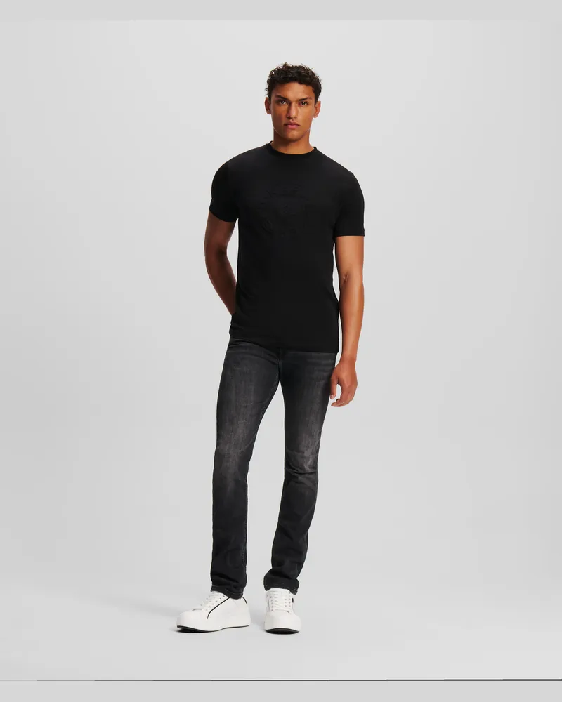 Karl Lagerfeld Klassische Jeans, Mann, Schwarz, Größe Schwarz