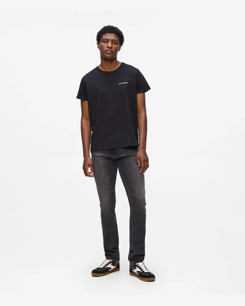 Karl Lagerfeld Klassische Jeans, Herren, Schwarz, Größe Schwarz
