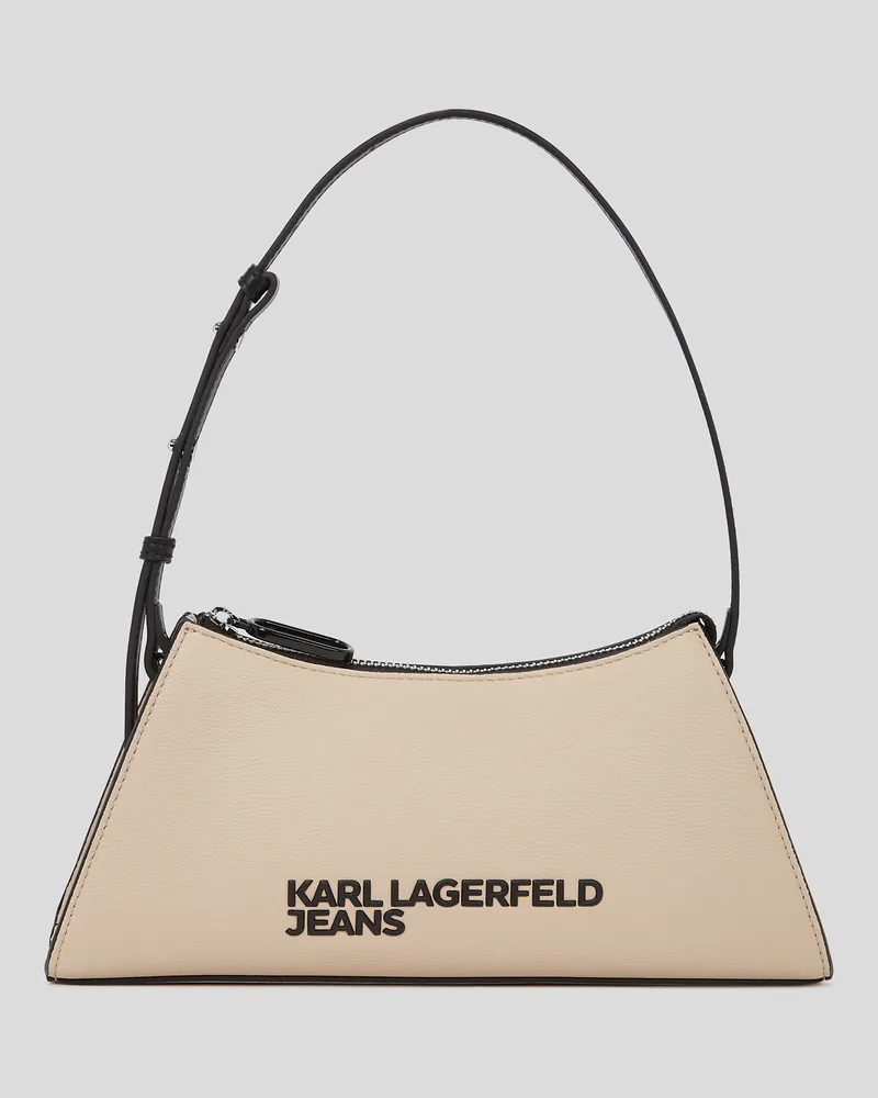 Karl Lagerfeld Kleine Geo-schultertasche, Frau, Holz Esche, Größe Holz