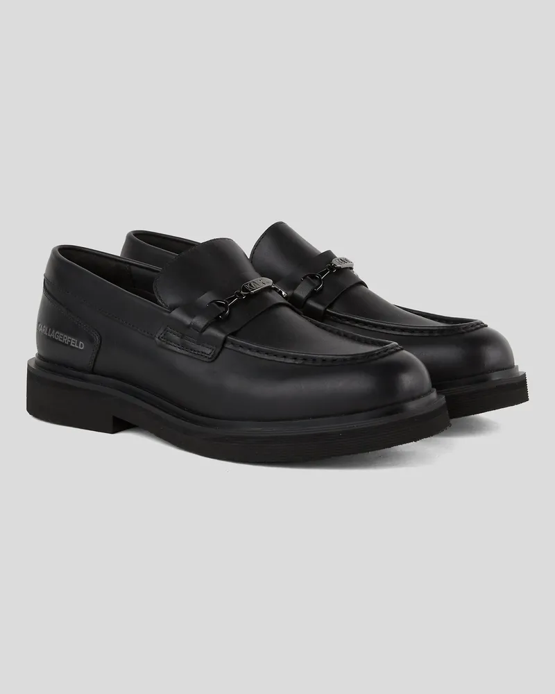 Karl Lagerfeld Kingston Loafer, Herren, Schwarz, Größe Schwarz