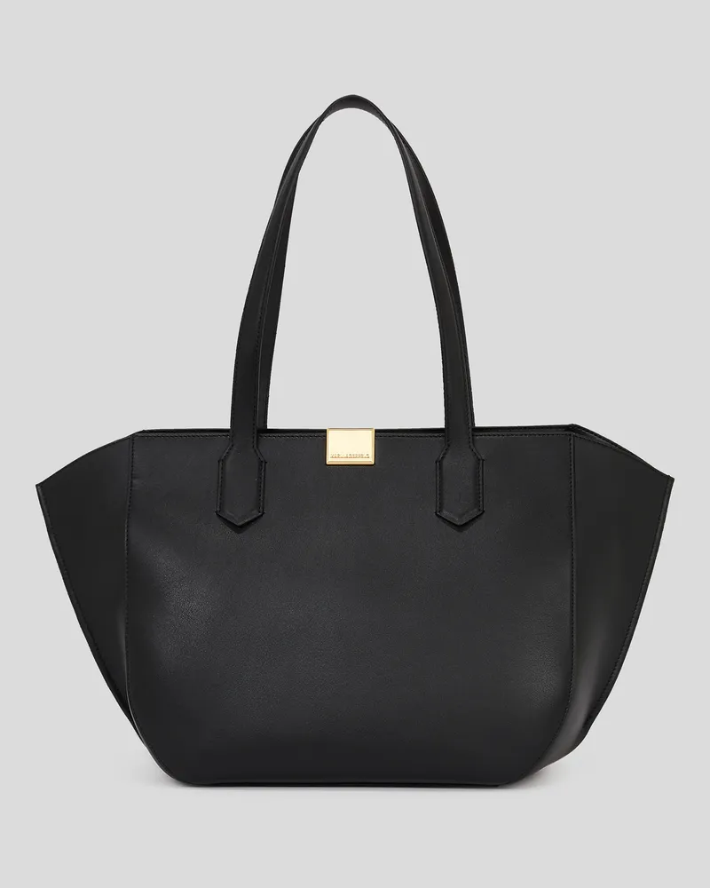 Karl Lagerfeld K/forever tote-bag, Frau, Schwarz/Gold, Größe Schwarz
