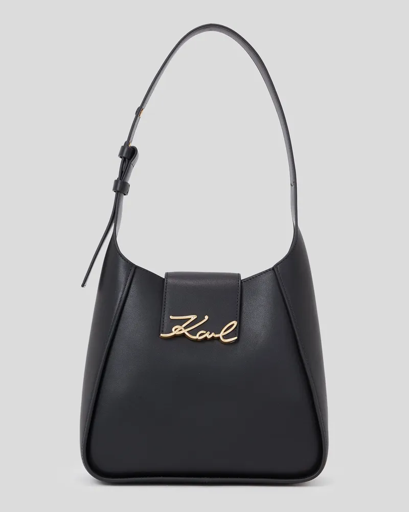 Karl Lagerfeld K/signature Hobo-tasche, Damen, Schwarz, Größe Schwarz