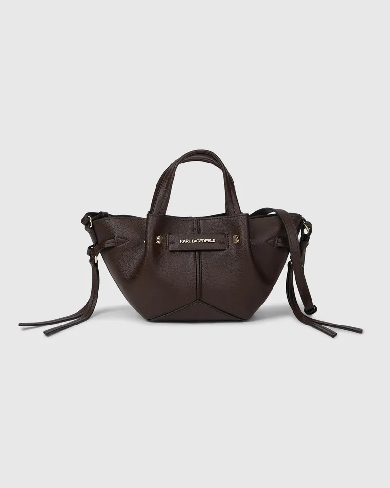 Karl Lagerfeld Mini K/pierced Tote Bag, Damen, Tobacco, Größe Tobacco