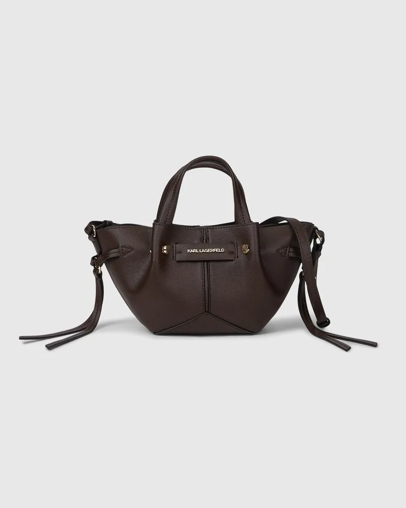 Karl Lagerfeld Mini K/pierced Tote Bag, Damen, Tobacco, Größe Tobacco