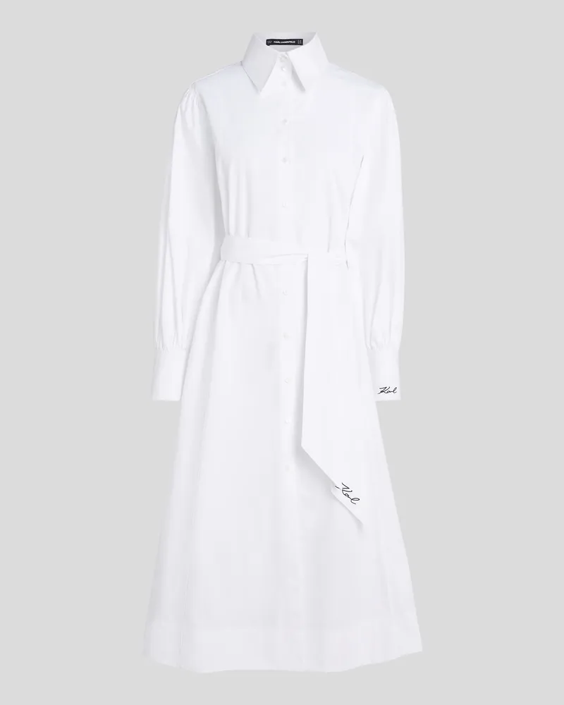 Karl Lagerfeld Hemdkleid, Frau, Weiss, Größe Weiss