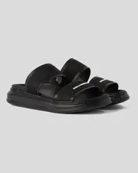 Karl Lagerfeld Kapri-sandalen mit Doppelriemen, Mann, Schwarz Schwarz