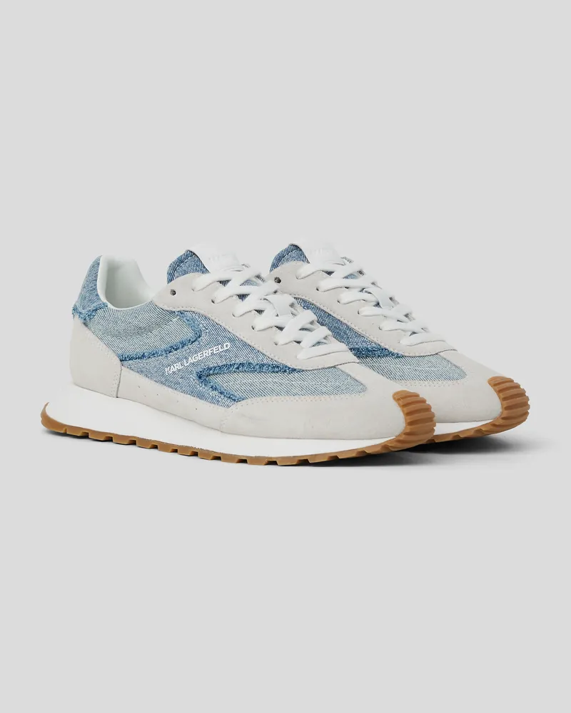 Karl Lagerfeld Kairo Niedrige Sneakers Mit Spitzen-mix, Frau, Off White, Größe Off