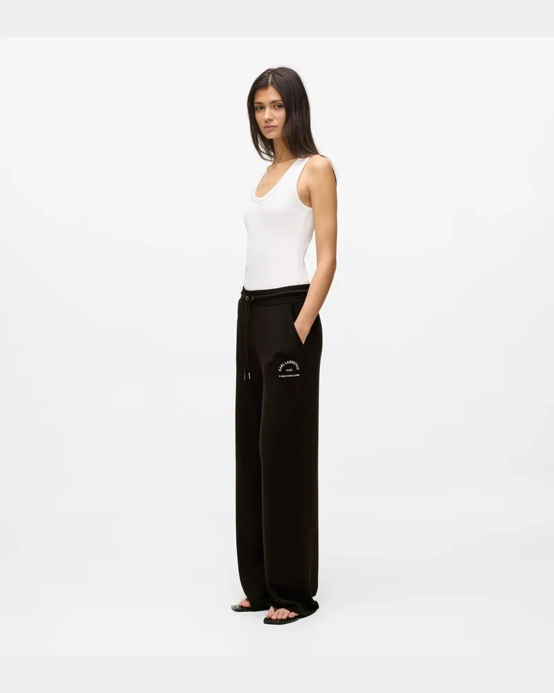 Karl Lagerfeld Rue St-guillaume Trainingshose, Female, Schwarz, Size Black