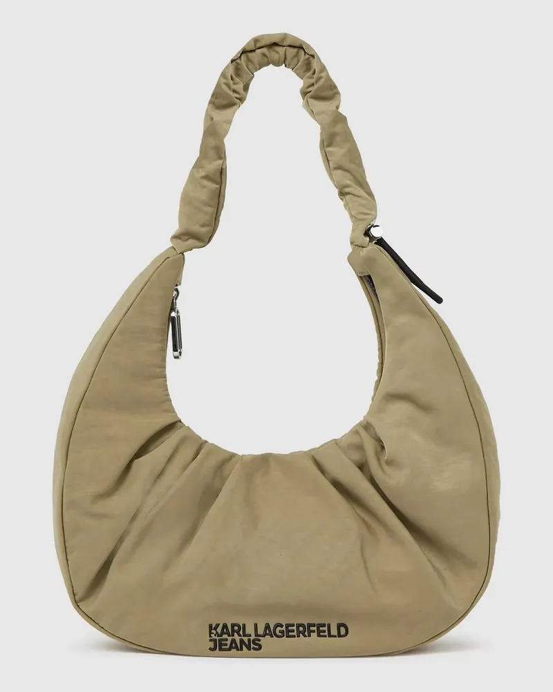 Karl Lagerfeld Geraffte Hobo-tasche, Damen, Märchen, Größe Märchen