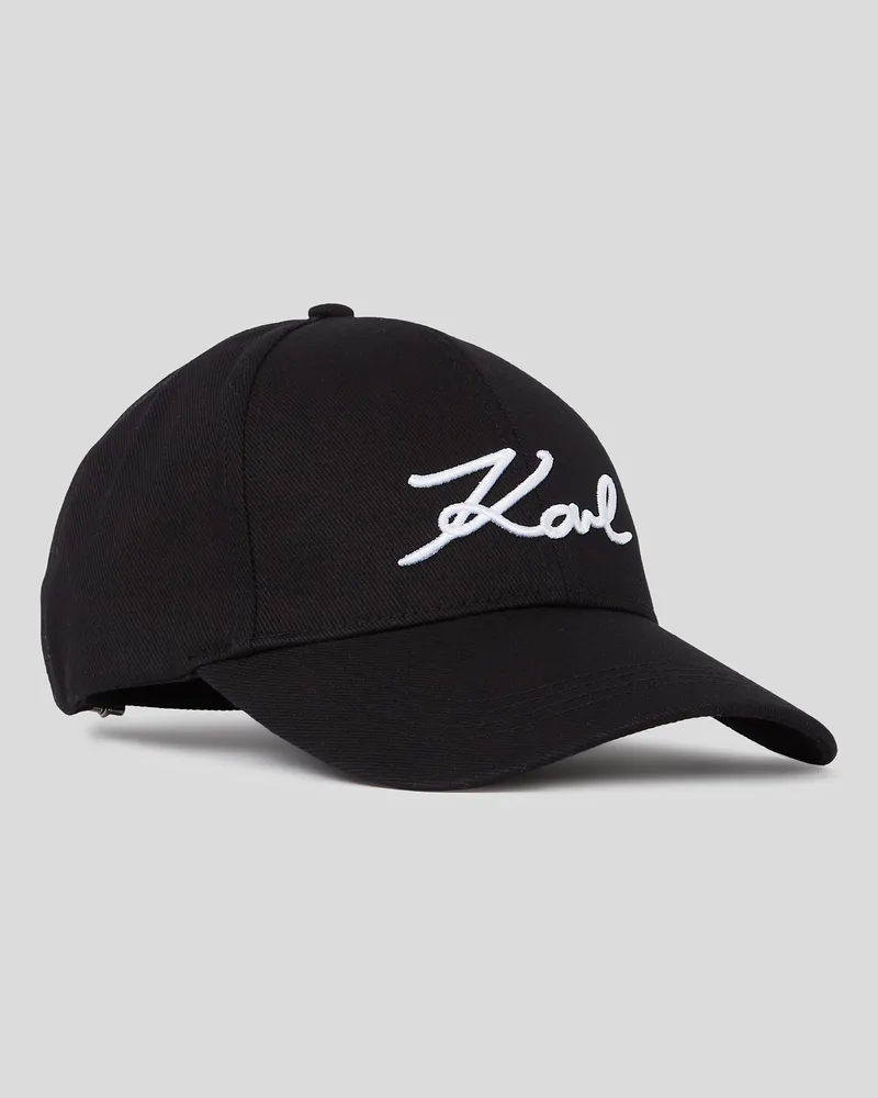 Karl Lagerfeld K/signature kappe, Frau, Schwarz, Größe Schwarz