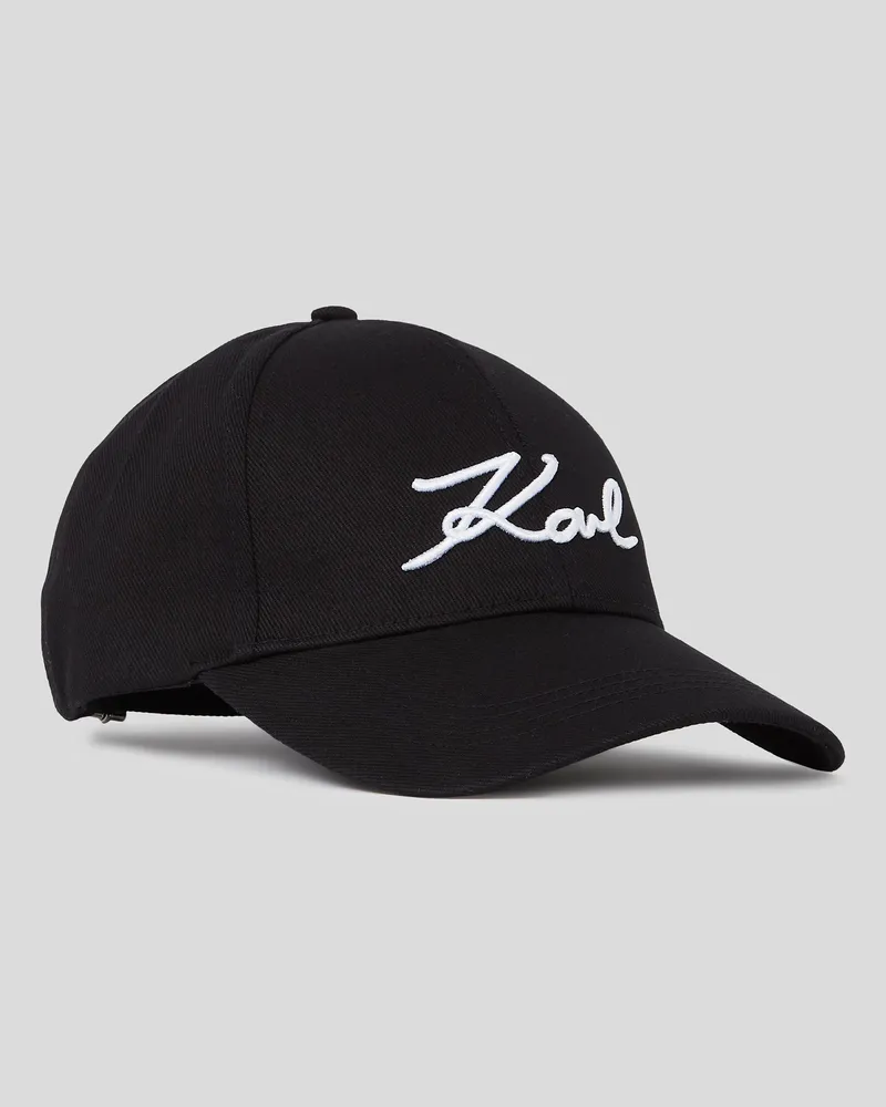 Karl Lagerfeld K/signature Kappe, Damen, Schwarz, Größe: One Size Schwarz