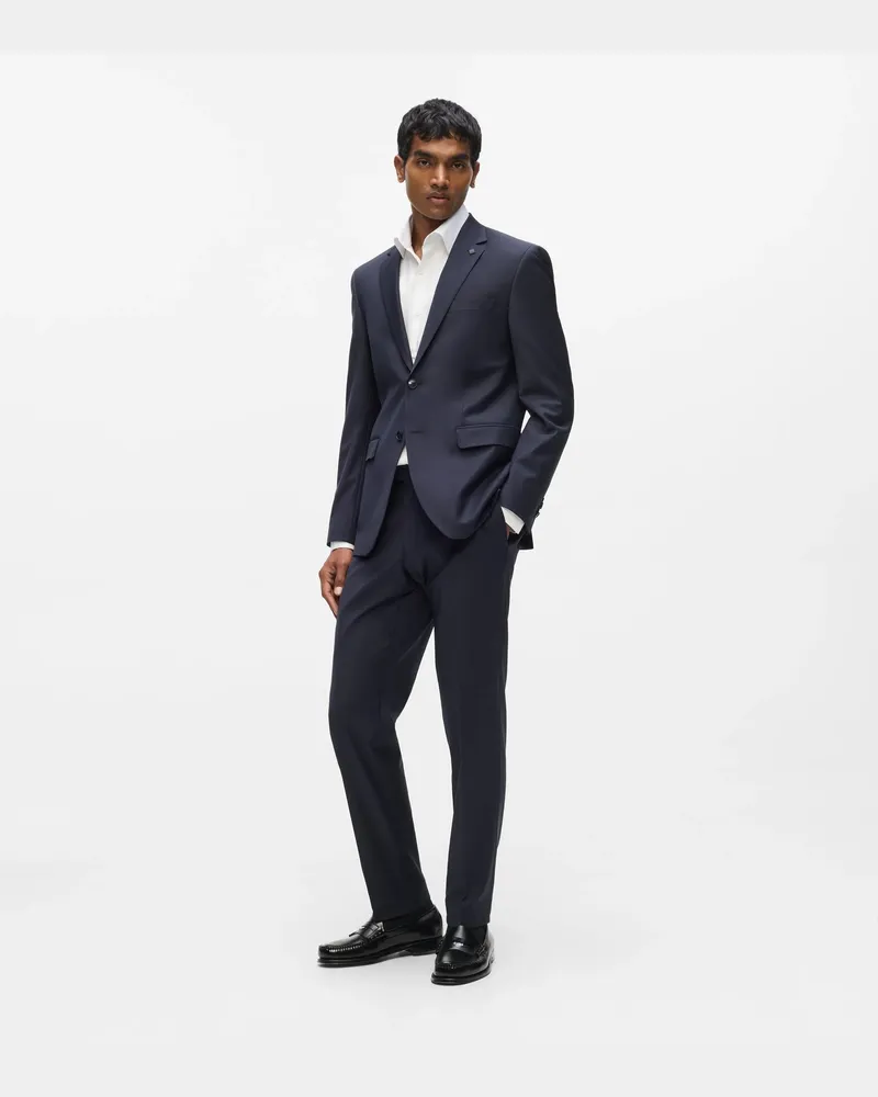 Karl Lagerfeld Schmal Geschnittene Hose, Herren, Night Blue, Größe Night