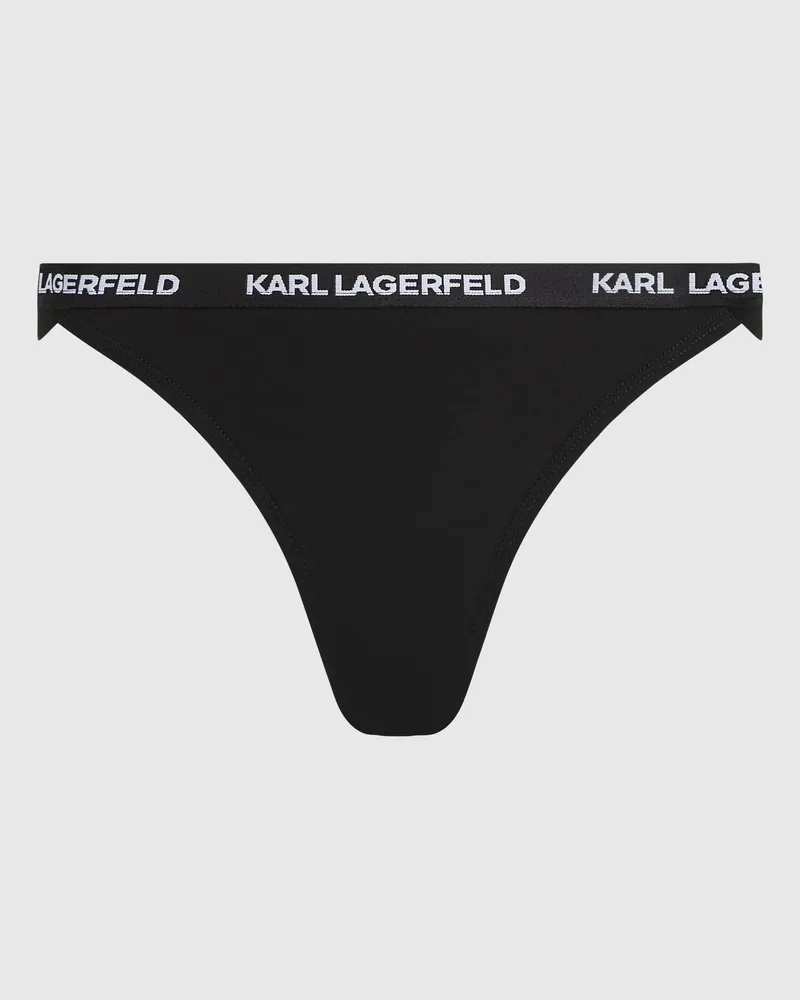 Karl Lagerfeld Logo-slip, Female, Schwarz, Size Black