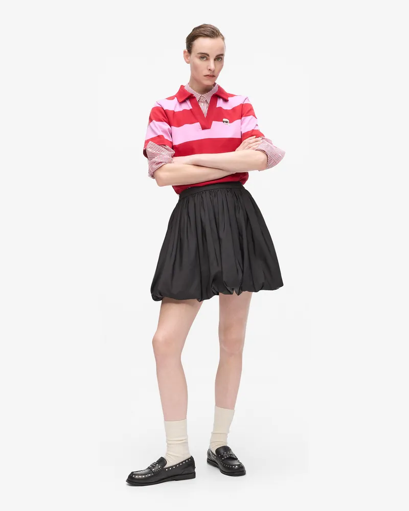 Karl Lagerfeld Karl Dna Minirock, Damen, Schwarz, Größe Schwarz